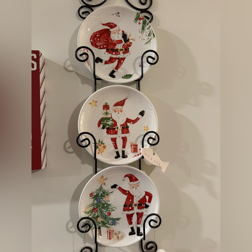 Santa plates